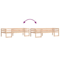 Giroletto per Bambini 80x200 cm in Legno Massello di Pino 846861