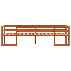 Giroletto per Bambini Marrone Cera 80x200cm Legno Massello Pino 846863