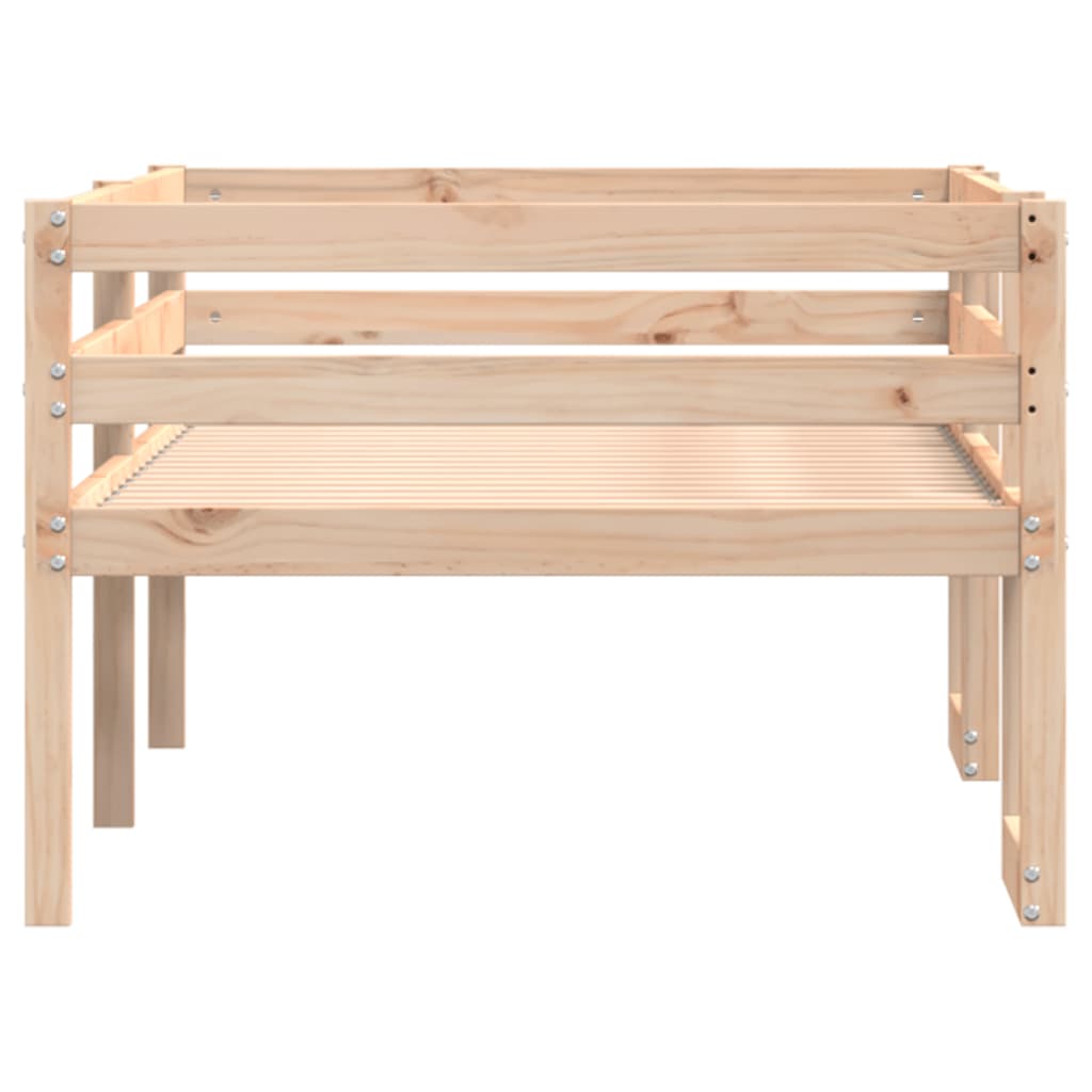 Giroletto per Bambini 90x200 cm in Legno Massello di Pino 846864