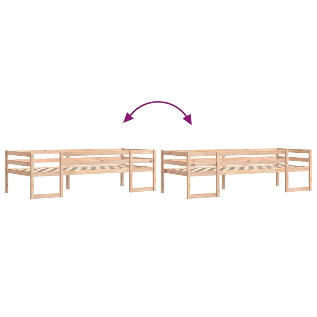 Giroletto per Bambini 90x200 cm in Legno Massello di Pino 846864