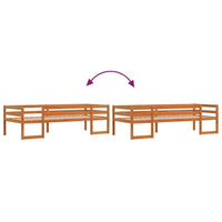 Giroletto per Bambini Marrone Cera 90x200cm Legno Massello Pino 846866