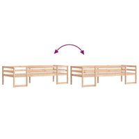 Giroletto per Bambini 90x190 cm in Legno Massello di Pino 846867