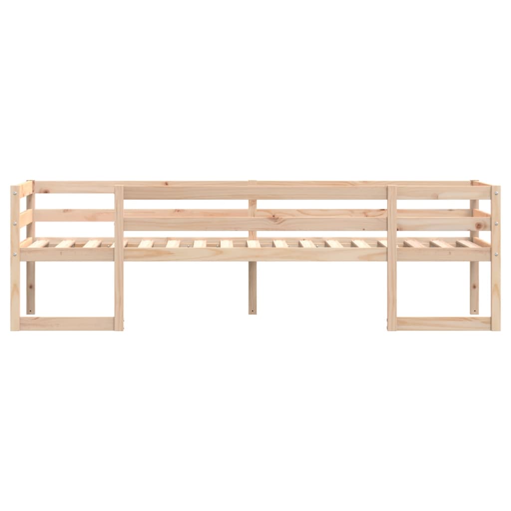 Giroletto per Bambini 75x190 cm in Legno Massello di Pino 846870