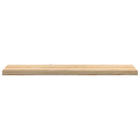 Davanzali 2 pz Non Trattati 120x30x2cm Legno Massello di Rovere 4009114