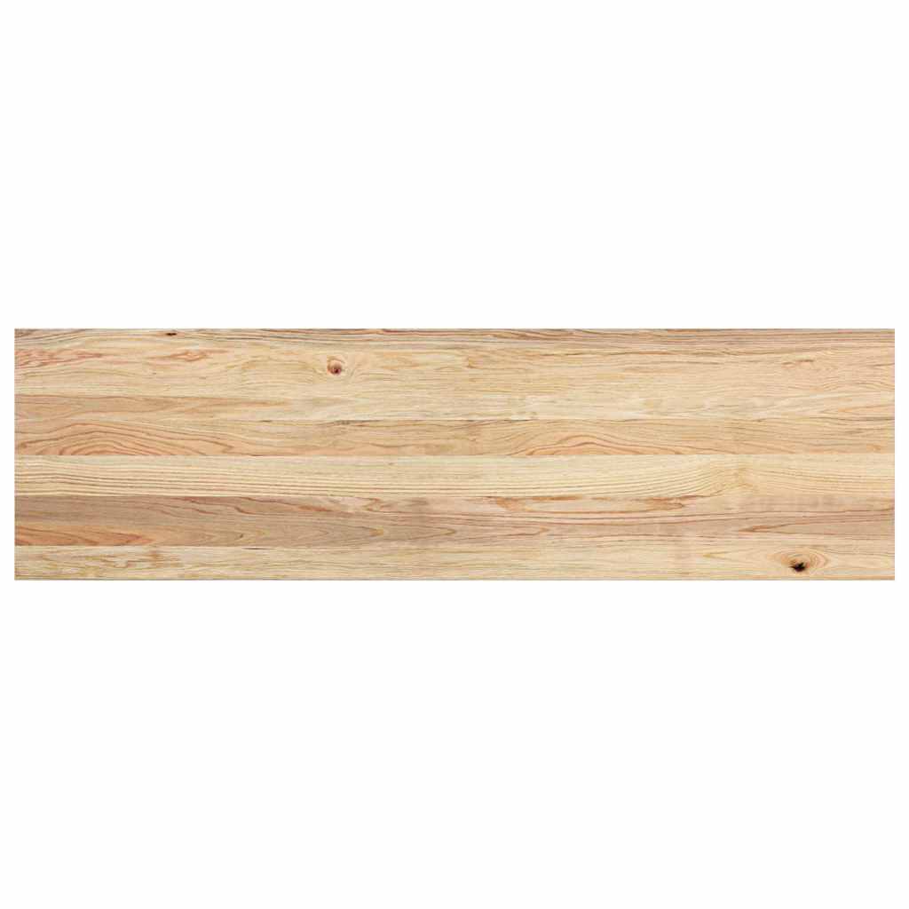 Davanzali 2 pz Non Trattati 140x40x2cm Legno Massello di Rovere 4009123