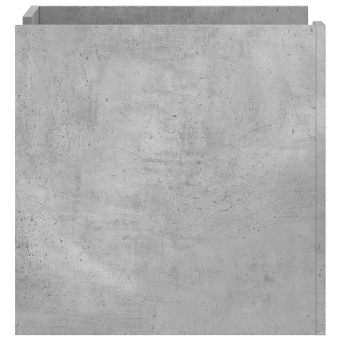 Comodino Grigio Cemento 45x50x50 cm in Truciolato 848279