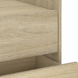 Comodino Rovere Sonoma 45x50x50 cm in Legno Multistrato 848285