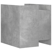 Comodino Grigio Cemento 45x50x50 cm in Truciolato 848293