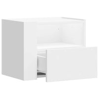 Comodino a Parete Bianco 45x30x35 cm 848311