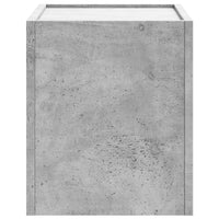 Comodini a Muro 2 pz Grigio Cemento 45x30x35 cm 848332