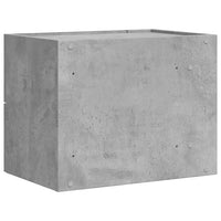 Comodini a Muro 2 pz Grigio Cemento 45x30x35 cm 848332