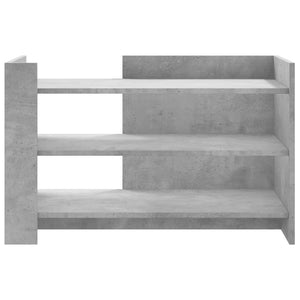 Tavolino Salotto Grigio Cemento 80x50x50 cm Legno Multistrato 848342