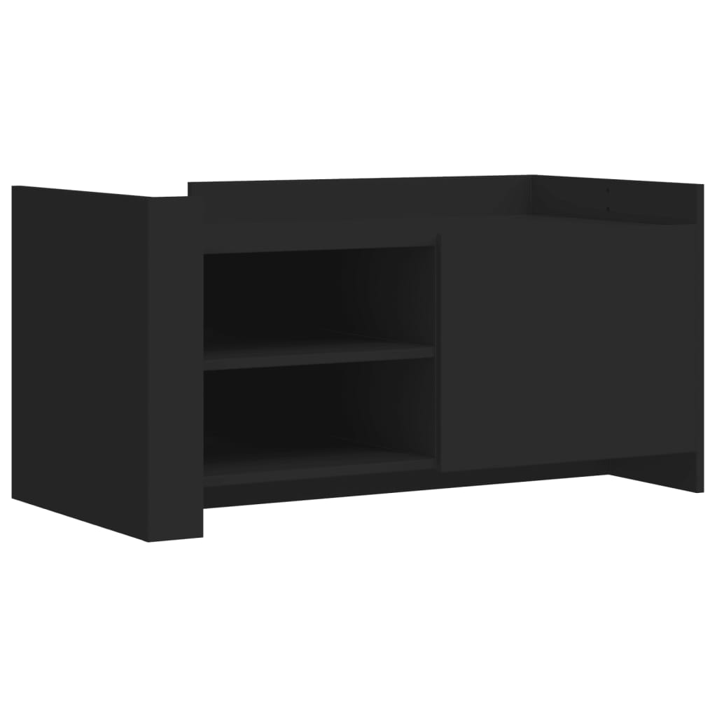 Tavolino da Salotto Nero 100x50x50 cm Legno Multistrato 848361