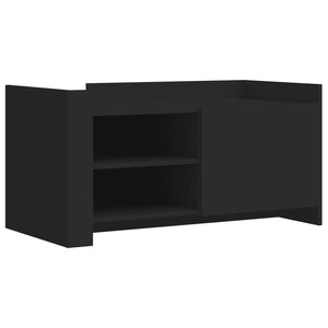 Tavolino da Salotto Nero 100x50x50 cm Legno Multistrato 848361