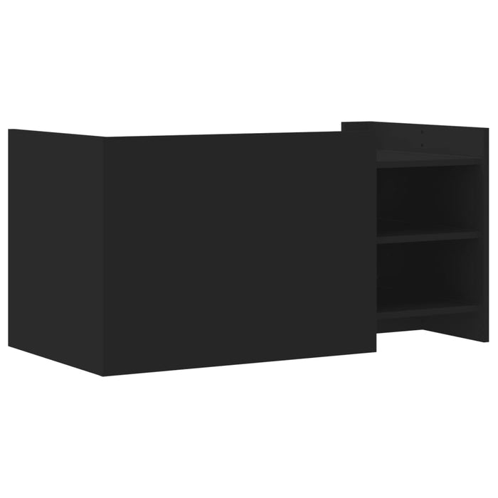 Tavolino da Salotto Nero 100x50x50 cm Legno Multistrato 848361