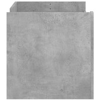 Tavolino Salotto Grigio Cemento 100x50x50 cm Legno Multistrato 848363