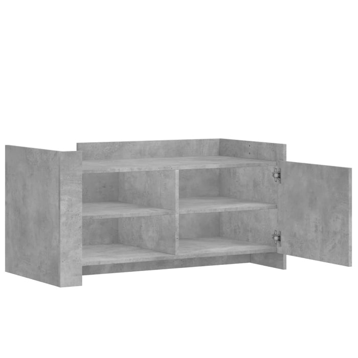 Tavolino Salotto Grigio Cemento 100x50x50 cm Legno Multistrato 848363