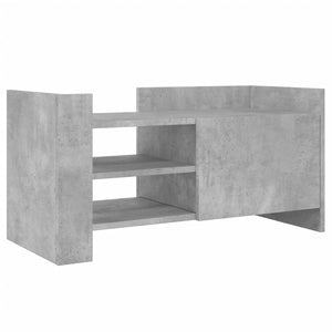 Mobile per TV Grigio Cemento 80x35x40 cm Legno Multistrato 848370