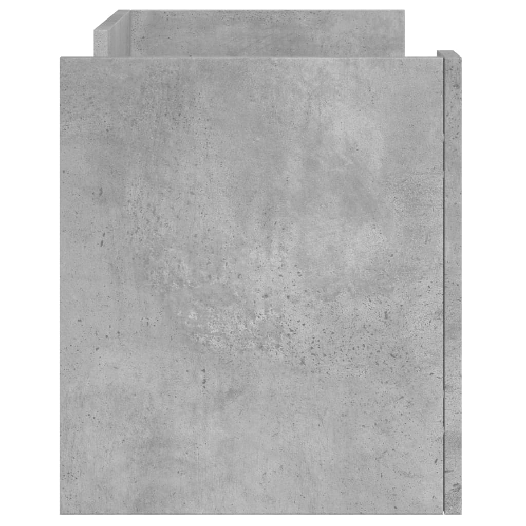 Mobile per TV Grigio Cemento 80x35x40 cm Legno Multistrato 848370