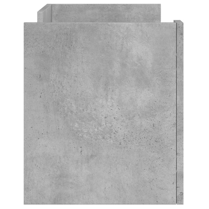 Mobile per TV Grigio Cemento 80x35x40 cm Legno Multistrato 848370