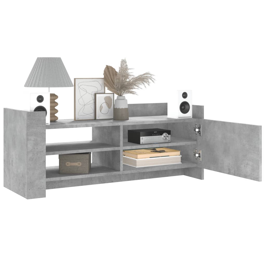 Mobile per TV Grigio Cemento 100x35x40 cm Legno Multistrato 848377