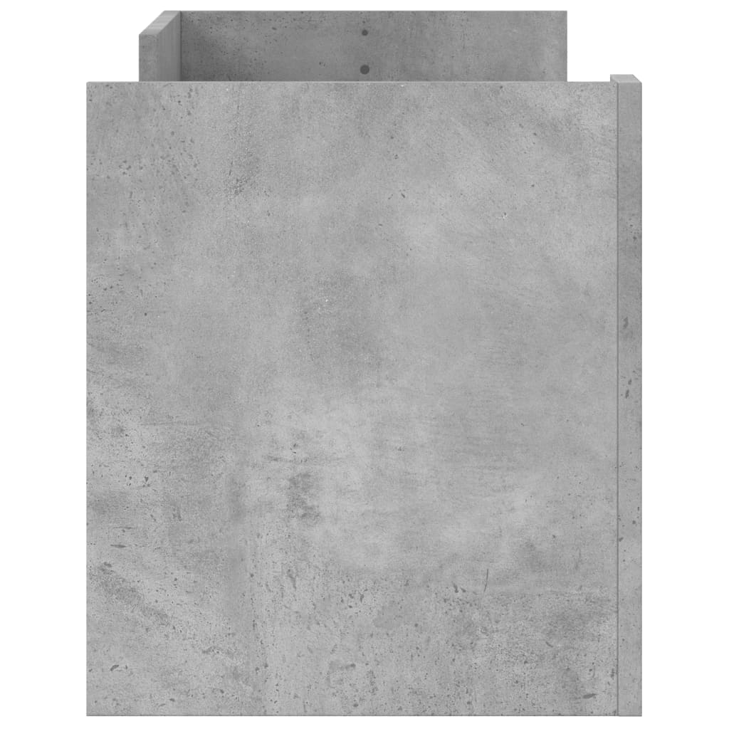 Mobile per TV Grigio Cemento 100x35x40 cm Legno Multistrato 848377