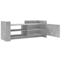 Mobile per TV Grigio Cemento 100x35x40 cm Legno Multistrato 848377