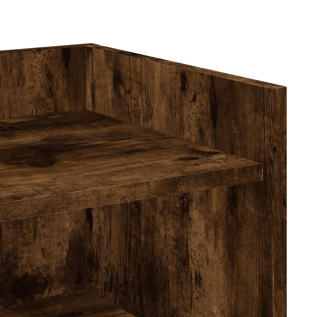 Credenza Rovere Fumo 73,5x35x75 cm in Legno Multistrato 848392