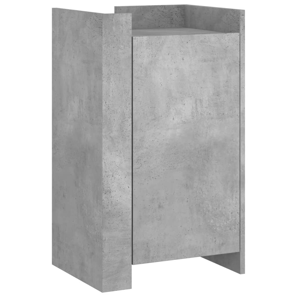 Credenza Grigio Cemento 45x35x75 cm in Legno Multistrato 848398