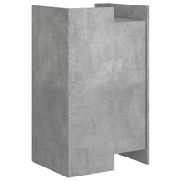 Credenza Grigio Cemento 45x35x75 cm in Legno Multistrato 848398