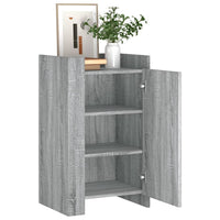 Credenza Grigio Sonoma 45x35x75 cm in Legno Multistrato 848400