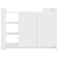 Credenza Bianca 100x35x75 cm in Legno Multistrato 848409