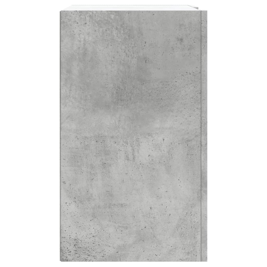 Armadietto a Muro Grigio Cemento 75x35x60 cm in Truciolato 848426