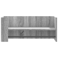 Mensola a Muro Grigio Sonoma 70,5x35x30,5 cm Legno Multistrato 848456