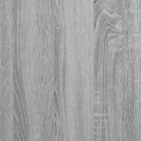 Mensola a Muro Grigio Sonoma 70,5x35x30,5 cm Legno Multistrato 848456