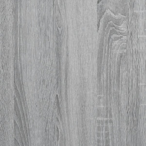 Mensola a Muro Grigio Sonoma 70,5x35x30,5 cm Legno Multistrato 848456