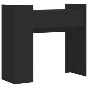 Tavolino Consolle Nero 100x35x90 cm in Legno Multistrato 848466