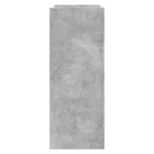 Tavolino Consolle Grigio Cemento 100x35x90 cm in Multistrato 848468