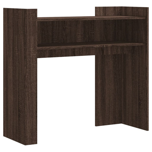 Tavolino Consolle Rovere Fumo 100x35x90 cm in Legno Multistrato 848471