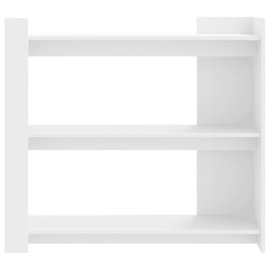 Tavolino Consolle Bianco 100x35x90 cm in Legno Multistrato 848472