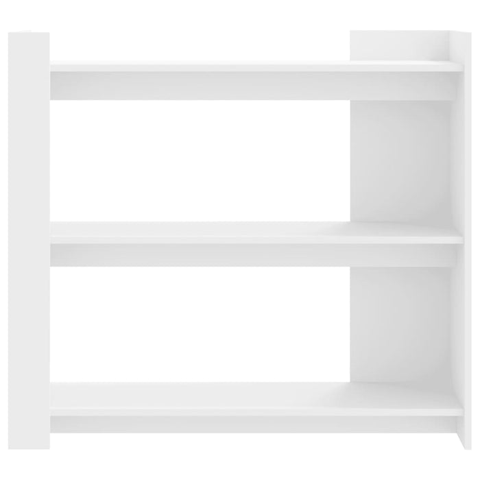 Tavolino Consolle Bianco 100x35x90 cm in Legno Multistrato 848472