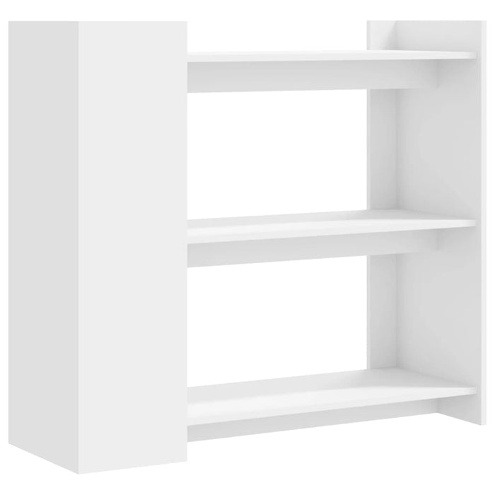 Tavolino Consolle Bianco 100x35x90 cm in Legno Multistrato 848472