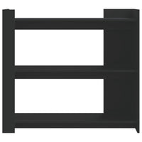 Tavolino Consolle Nero 100x35x90 cm in Legno Multistrato 848473