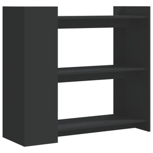 Tavolino Consolle Nero 100x35x90 cm in Legno Multistrato 848473