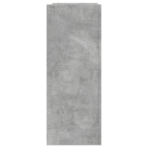 Tavolino Consolle Grigio Cemento 100x35x90 cm in Multistrato 848475