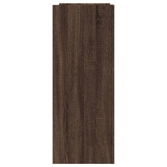 Tavolino Consolle Rovere Marrone 100x35x90 cm Legno Multistrato 848478