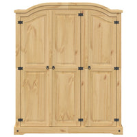 Armadio Corona 151,5x52x186 cm in Legno Massello di Pino 4012158