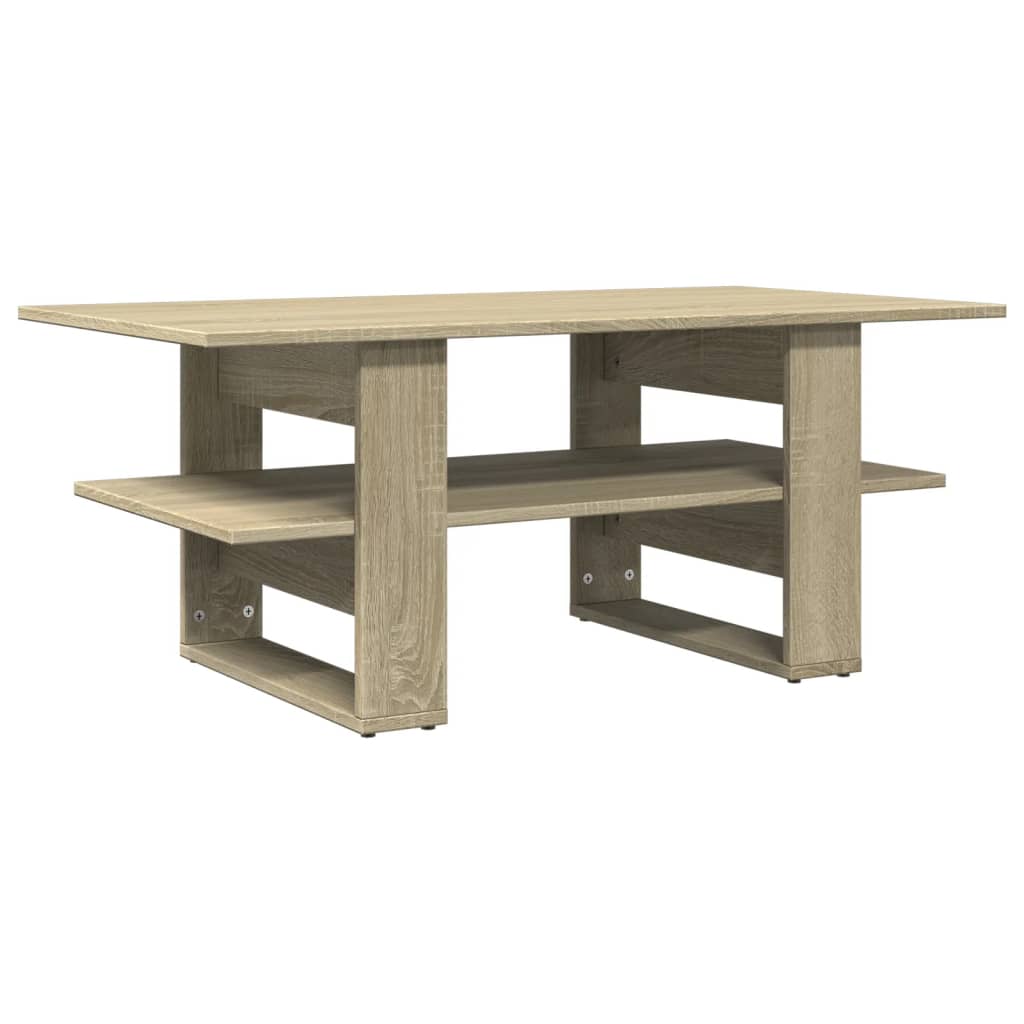 Tavolino da Salotto Rovere Sonoma 102x55x42cm Legno Multistrato 823264