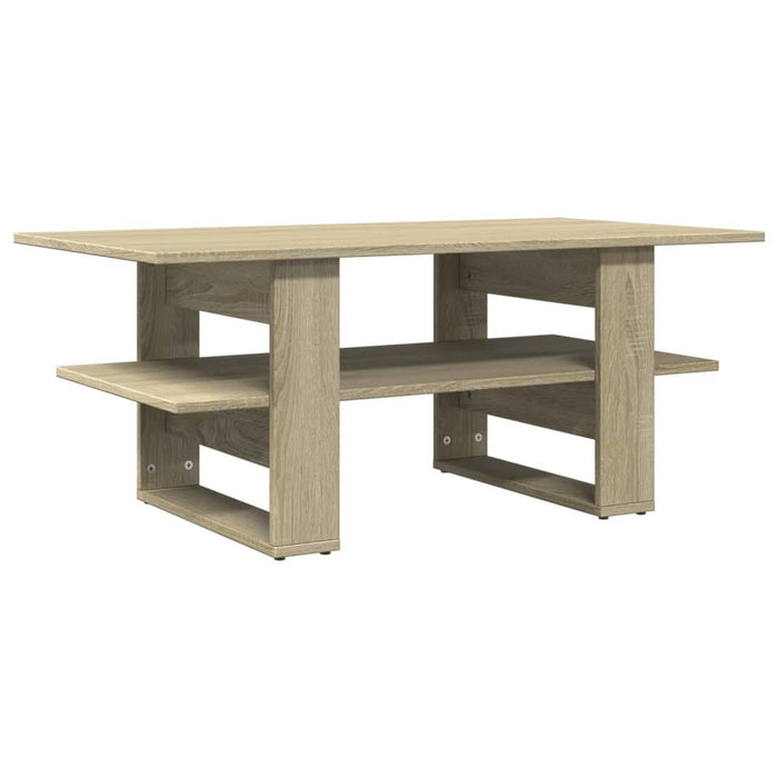 Tavolino da Salotto Rovere Sonoma 102x55x42cm Legno Multistrato 823264