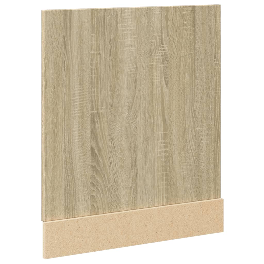 Pannello Lavastoviglie Rovere Sonoma 60x3x67 Legno Multistrato 849629